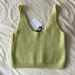 NWT Le Ore Palermo Ribbed Cashmere Tank